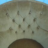 Pair of armchairs toad padded