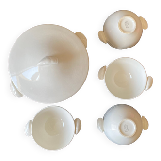 Gien France white ceramic mould service – SASLPA2