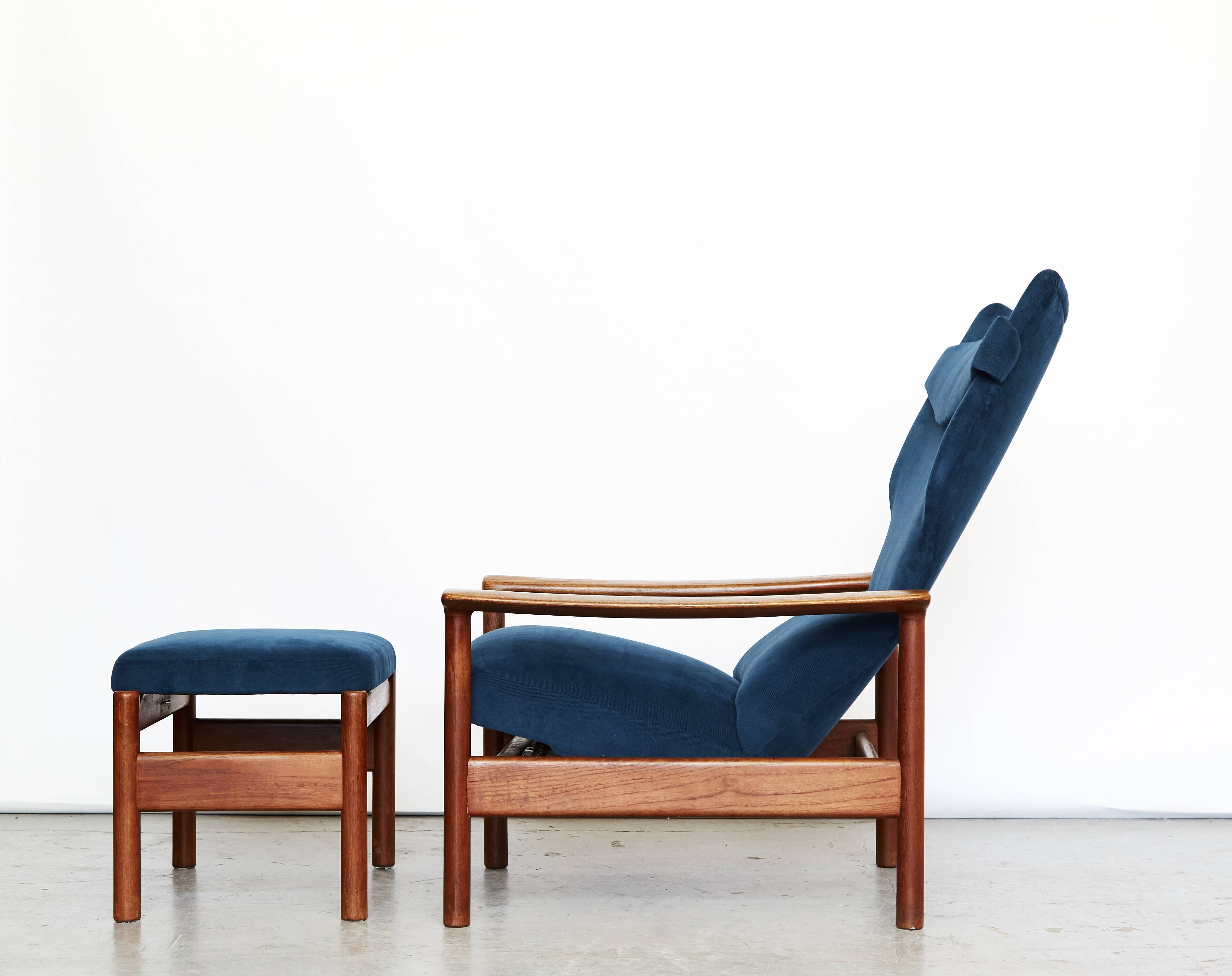 Fauteuil Rock Royal avec Ottoman par Sven Ivar Dysthe pour Arnestad Bruk