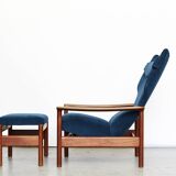 Fauteuil Rock Royal avec Ottoman par Sven Ivar Dysthe pour Arnestad Bruk