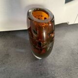 Vase with belly signed Pierre Marion 80s