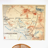 Map wall Africa