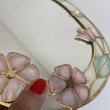 Vintage mirror in real mother-of-pearl and brass