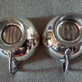 2 tasses anciennes en argent massif
