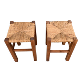 Set of 2 antique stools