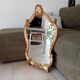Antique baroque rococo mirror in gilded wood 77*47 cm