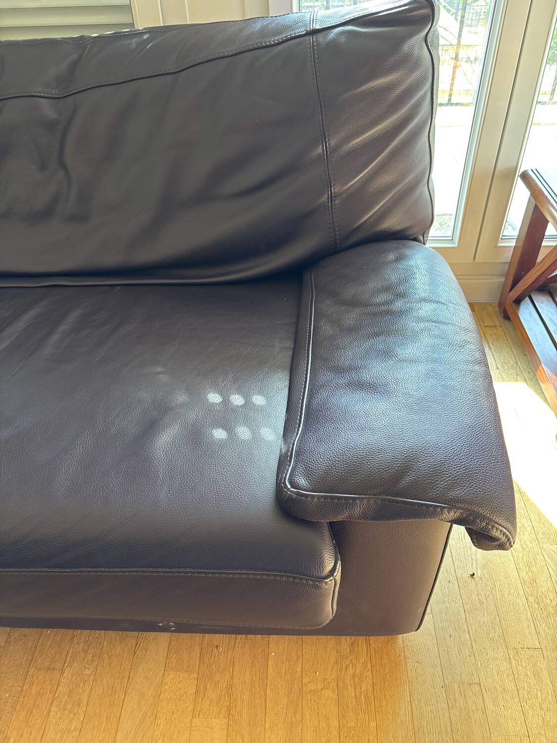 Steiner leather sofa