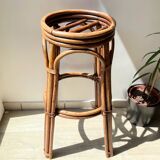 Vintage bentwood bar stool, 1950s