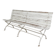 Garden bench, slatted bench, folding, 2 metres long, 1930s.