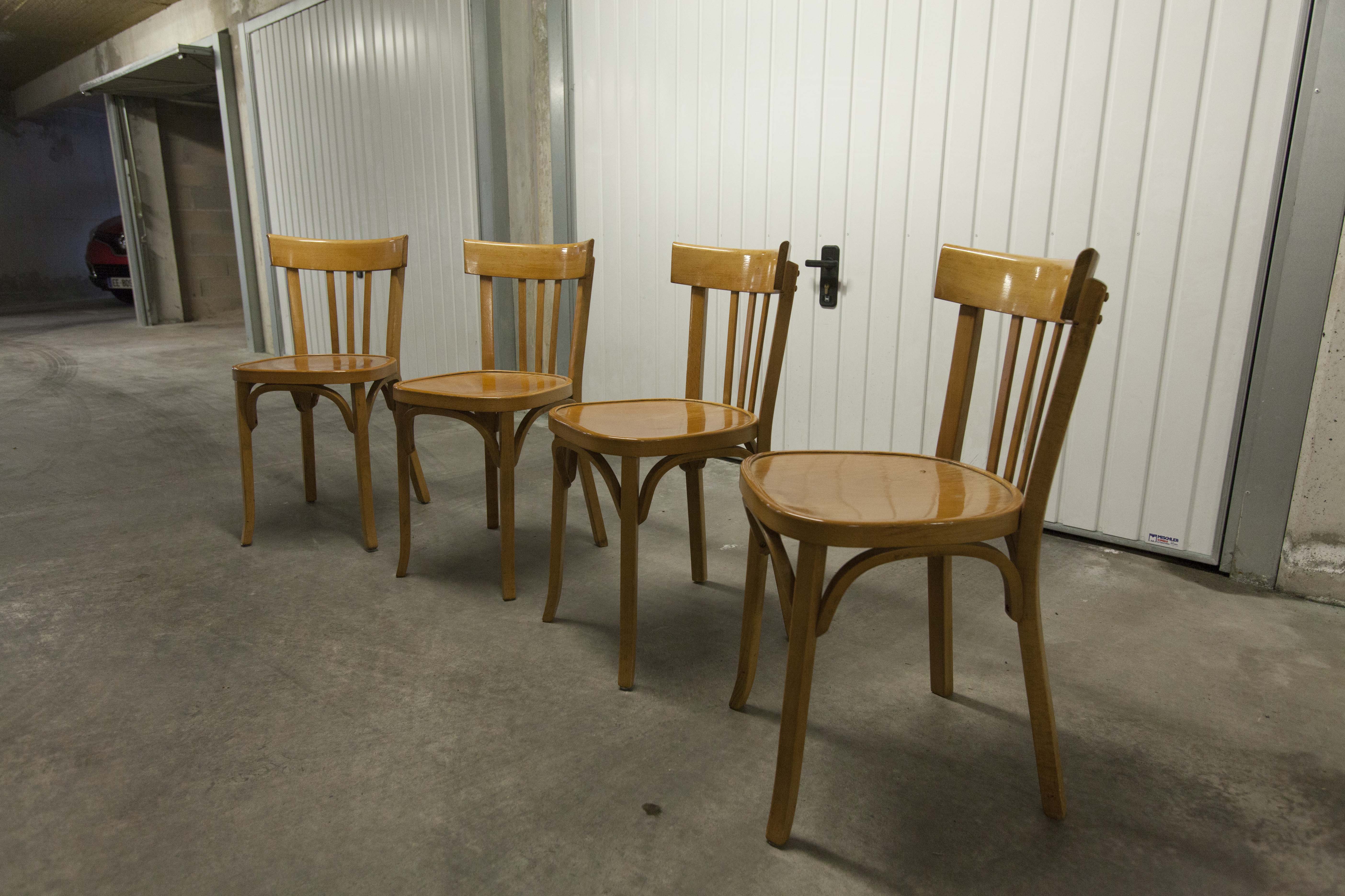 Set of 4 chairs baumann 1981