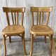 Paire chaises Baumann