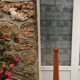 Wood and metal floor lamp