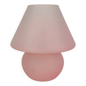 Lampe champignon verre