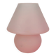Mushroom lamp in pink Murano glass, vintage