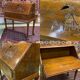 Asian-style teak secretary, 1970s manufacturing