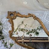 Gilded wood mirror