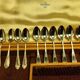 12 silver-plated metal teaspoons by Félix Frères