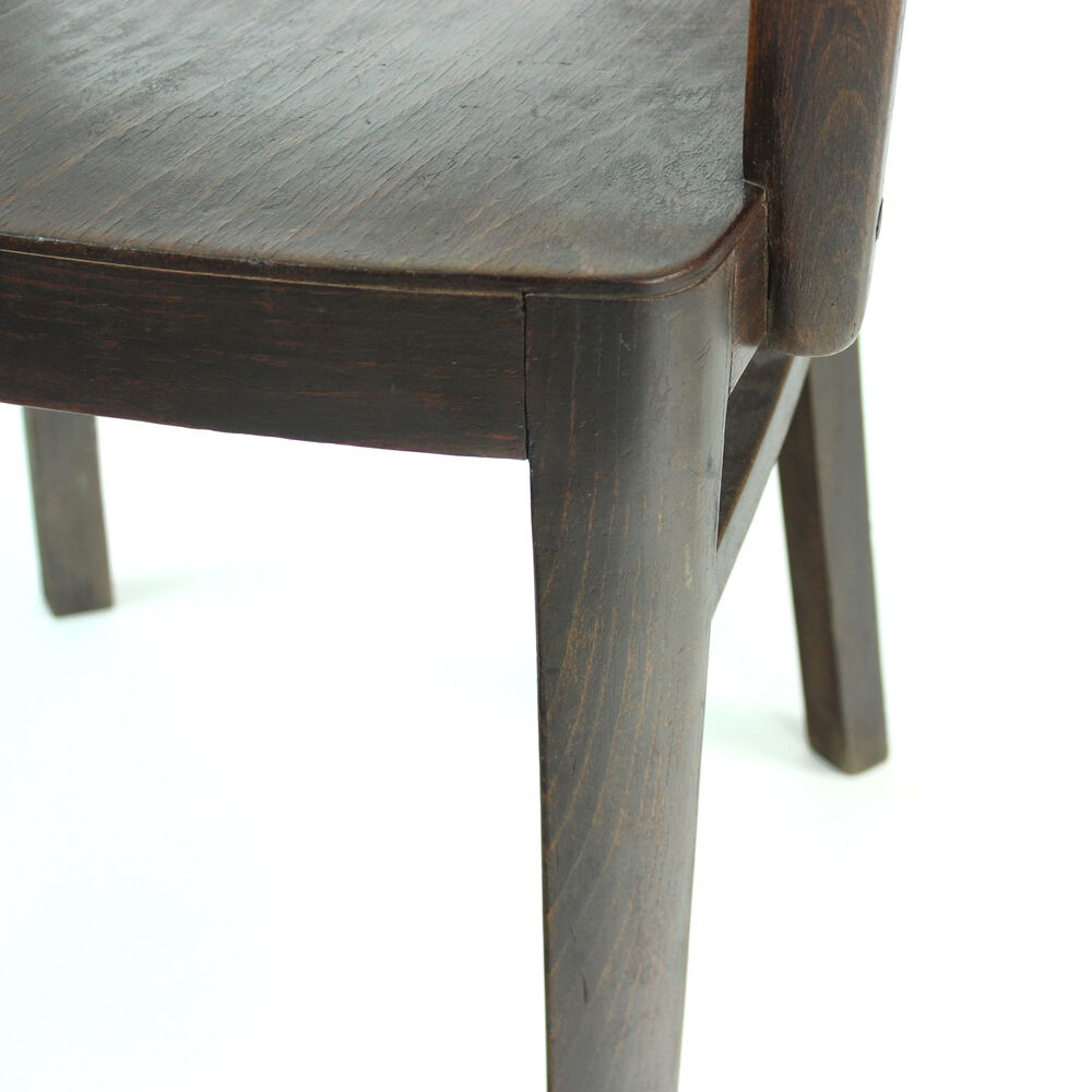Thonet office armchair in oak, Czechoslovakia circa 1930s