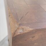 Butcher's block old wooden preparation table