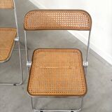 Ensemble de 4 chaises pliantes Castelli Plia, années 1960