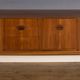 Restored 1960s Retro Long Nathan Corinthian Teak & Rosewood Sideboard