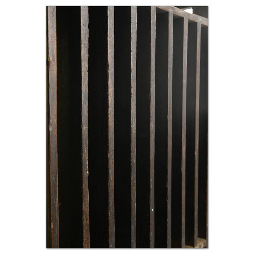 Solid wood filing cabinet