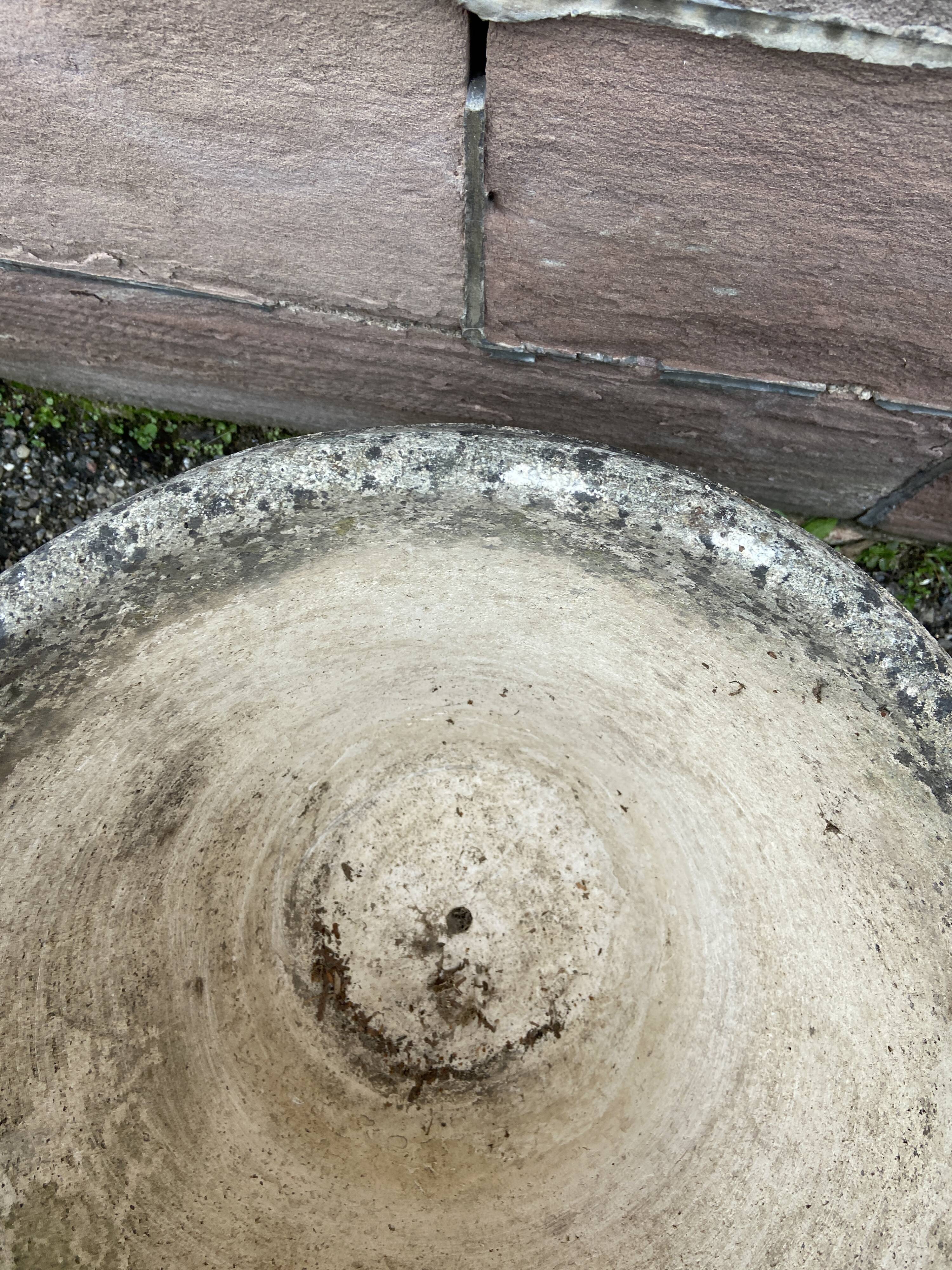 Reconstituted stone planter