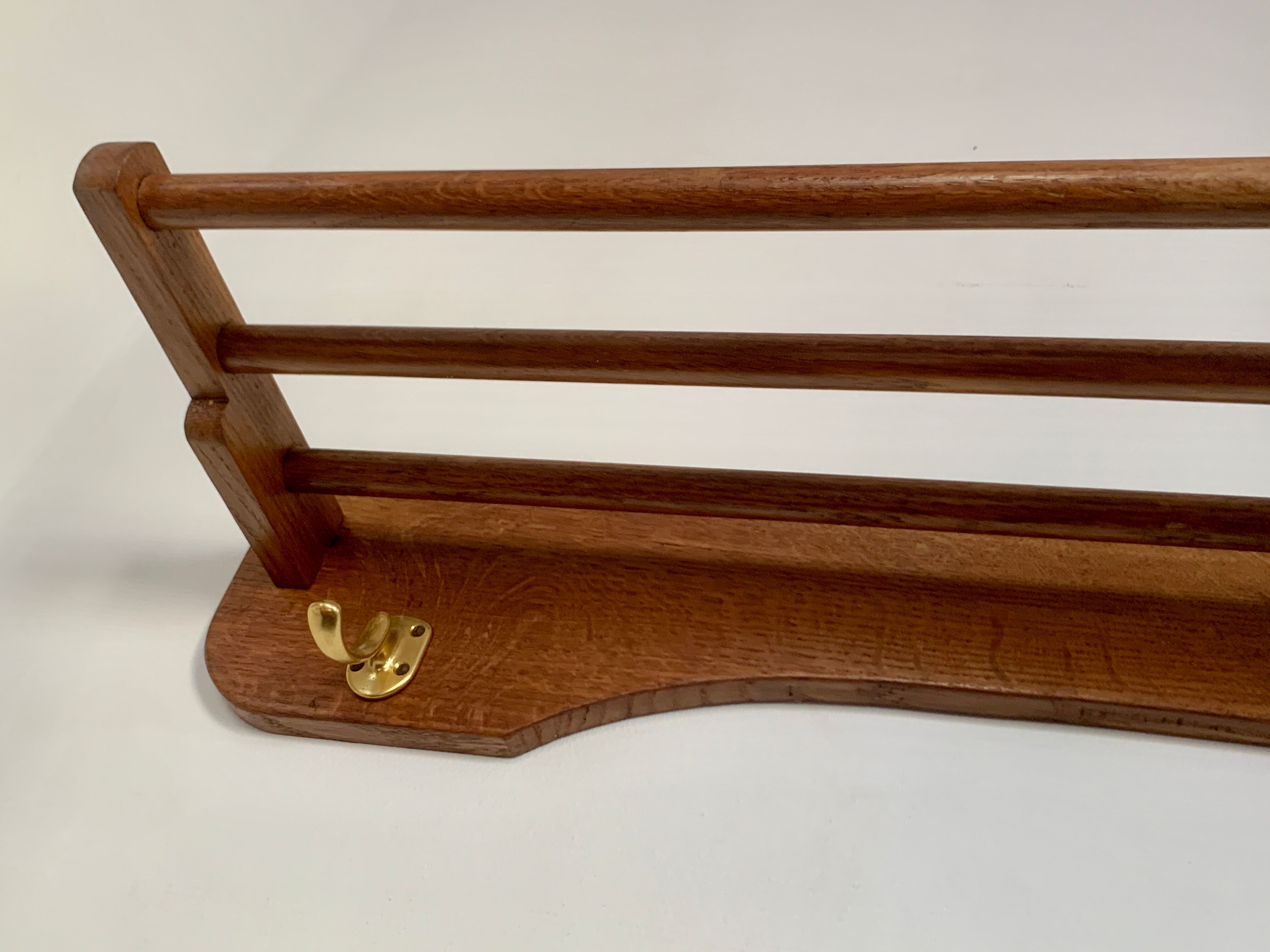 Vintage wall coat rack 60's