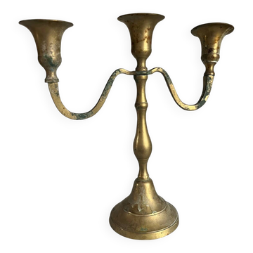 Antique brass chandelier
