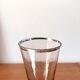 70s design purple glass vase