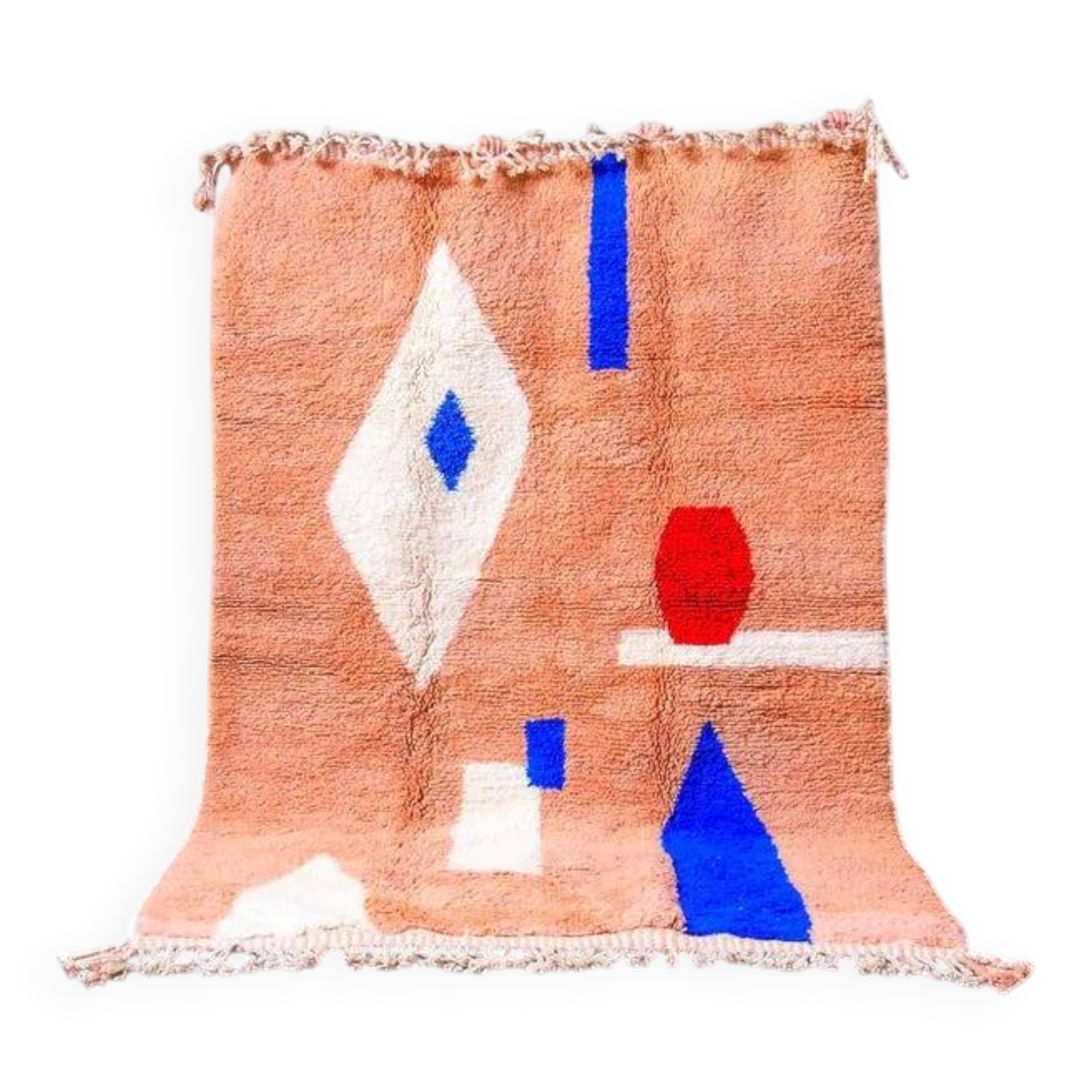 Colorful Moroccan wool rug 250cm x 150cm