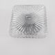 Vintage ceiling lamp / wall lamp - Molded glass - square - 1960