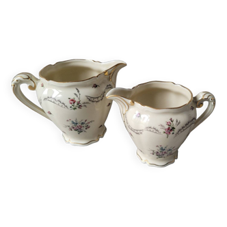 Set of 2 old pots manufature de limoges