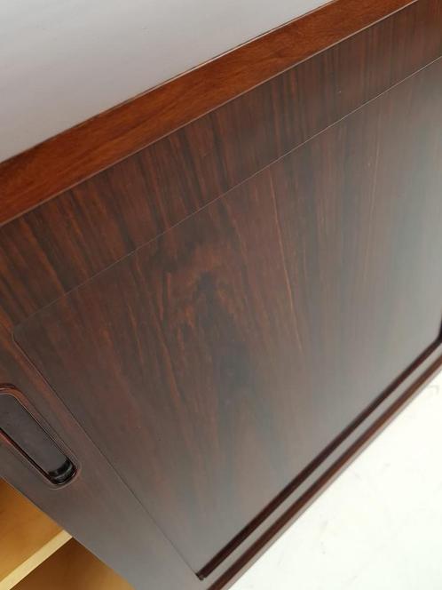 Danish vintage furniture with rosewood sliding doors Hundevad