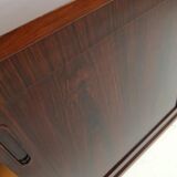 Danish vintage furniture with rosewood sliding doors Hundevad
