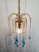 Lustre Murano Gouttes En Cristal bleu