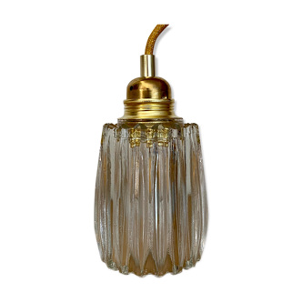 Vintage tulip walker made of thick glass