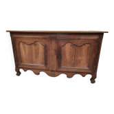 Old low sideboard in solid wood