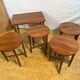 Mid-Century Retro Vintage Teak Nest of Tables by Poul Hundevad 1960  Iconic