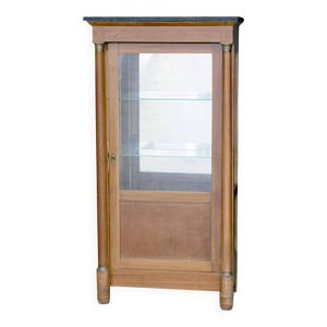 Vitrine empire en acajou