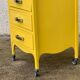 Chiffonnier vintage jaune poudré 1950