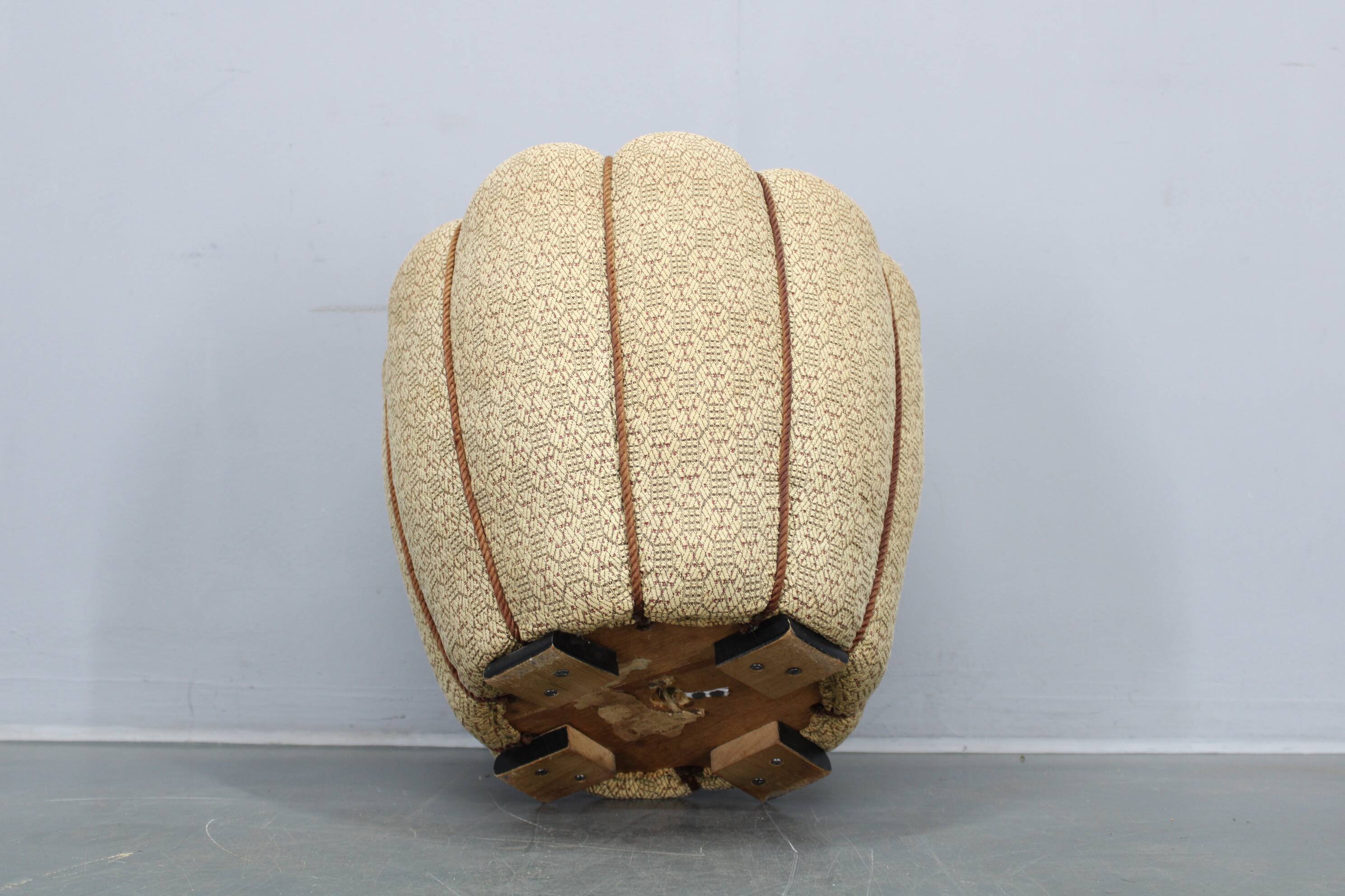 Tabouret Art Déco de Jindrich Halabala, Tchécoslovaquie 1930