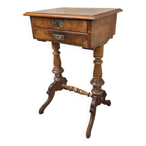 Table de couture en noyer - ancien