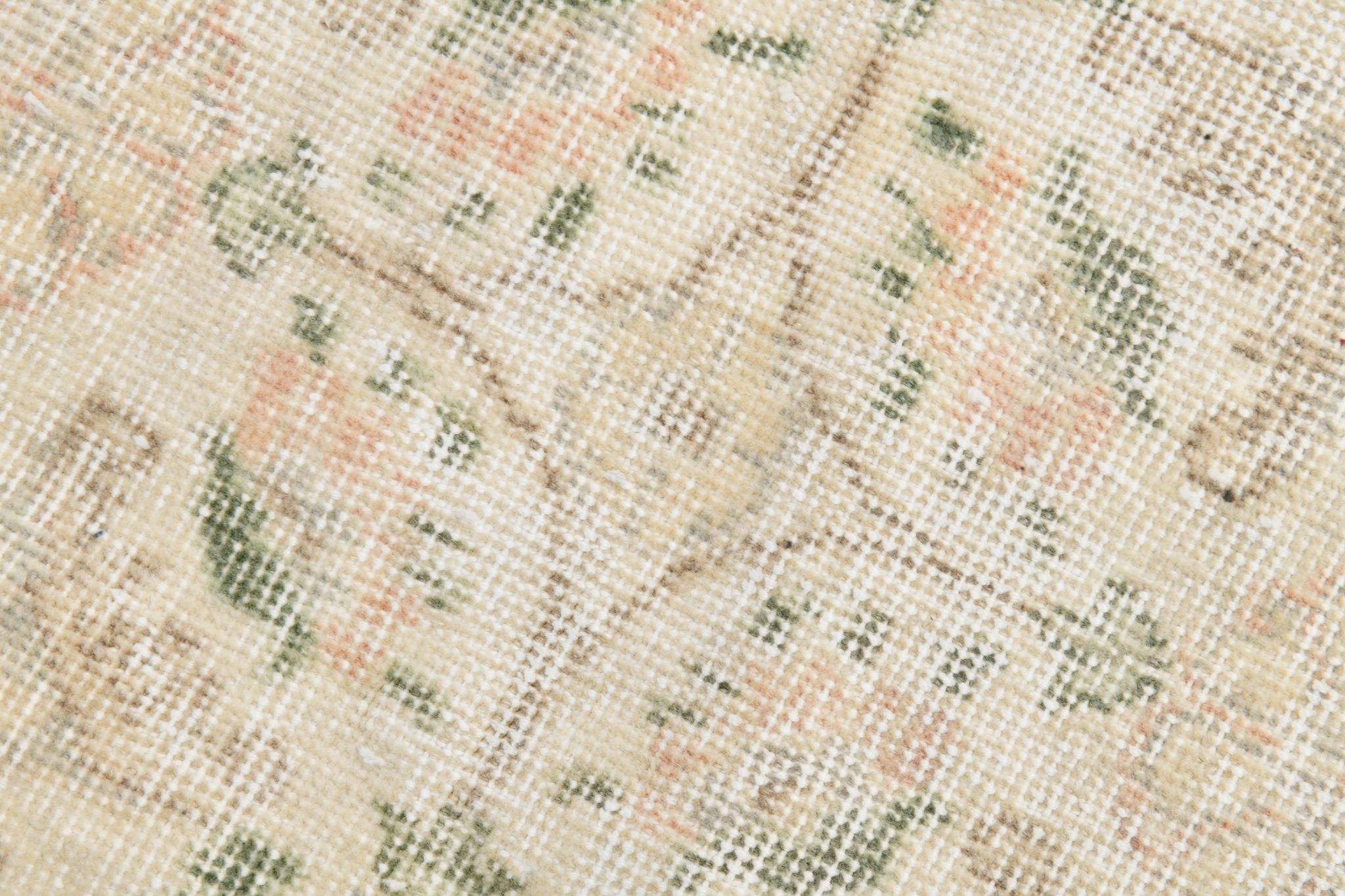 7x10 Large Floral Handmade Vintage Rug, 209x312Cm