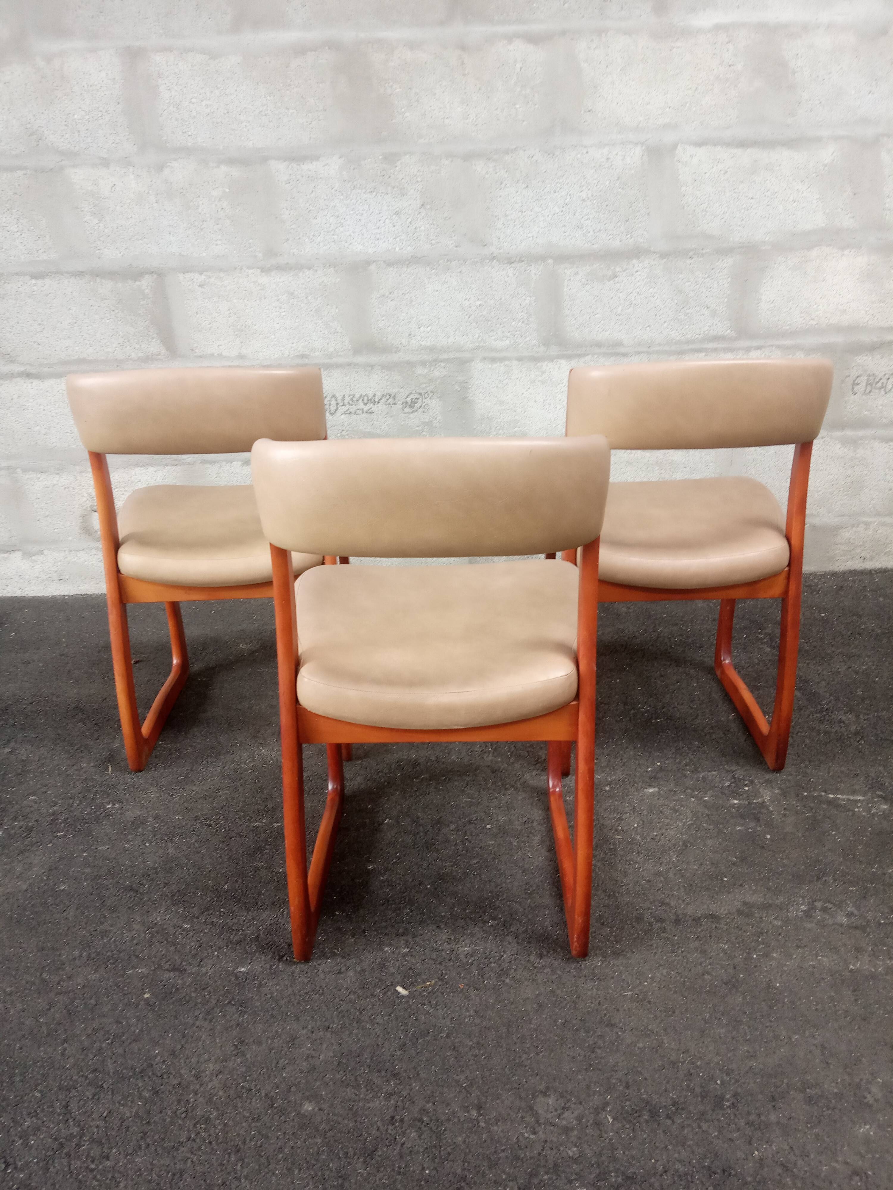 Vintage Self Sled Chairs