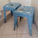 Paire de tabourets Tolix