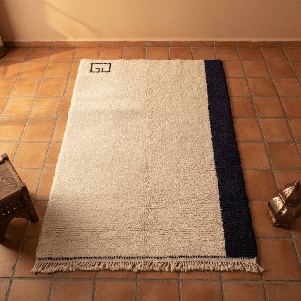 Tapis en laine minimaliste moderne – 250CMX150CM