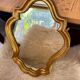 Miroir doré baroque 33x25cm
