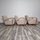 Armchairs from Jindrich Halabala, 1940s, Set of 3