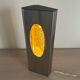 Vintage Space Age glitter lamp brushed aluminium year